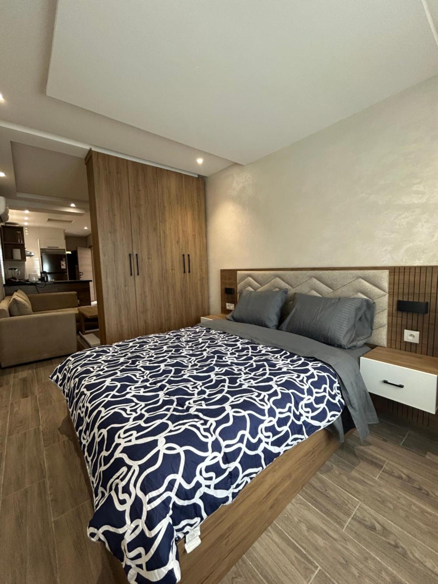 Splendide Studio Haut Standing En Face De La Marina Et A 200 M Du Port De Tanger - 1 Chambre Double Exterior photo